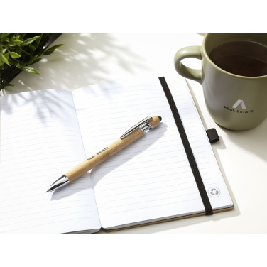 Logo trade corporate gift photo of: Luca Touch Bamboo stylus pen