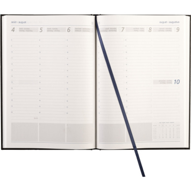 Logo trade promotional products image of: Eurodirect Balacron diary A5 4-languages