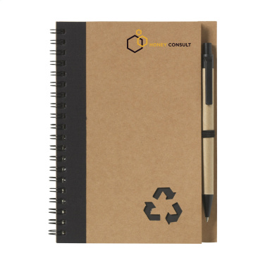 Logo trade promotional merchandise picture of: Recycle Note-L Paper notebook