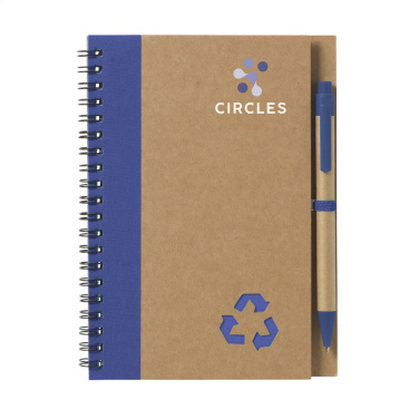 Logotrade promotional merchandise picture of: Recycle Note-L Paper notebook