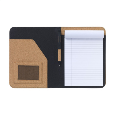 Logo trade corporate gifts image of: Eco Conference Cork A5 document folder