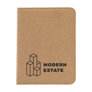 Logo trade promotional merchandise photo of: Eco Conference Cork A5 document folder