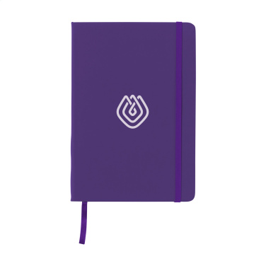 Logotrade promotional item picture of: BudgetNote A5 Blanc Paper notebook