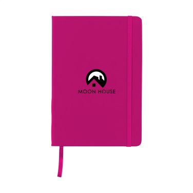 Logotrade promotional item picture of: BudgetNote A5 Blanc Paper notebook