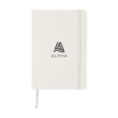 Logo trade corporate gifts image of: BudgetNote A5 Blanc Paper notebook