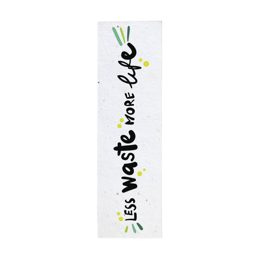 Logotrade promotional giveaway picture of: Seed Paper Bookmark