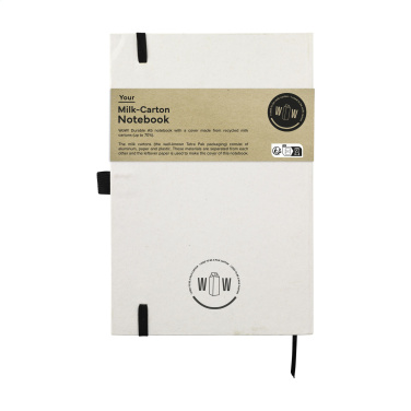Logotrade promotional merchandise image of: Milk-Carton Paper Notebook A5
