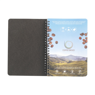 Logo trade promotional gift photo of: Coffee Paper Notebook Wire-O A5