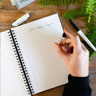 Logotrade promotional product image of: MOYU Erasable Stone Paper Notebook CraftCover 18 pages