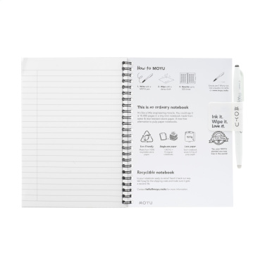 Logo trade promotional items picture of: MOYU Erasable Stone Paper Notebook Custom SoftCover