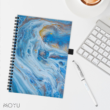 Logo trade advertising products image of: MOYU Erasable Stone Paper Notebook Custom SoftCover