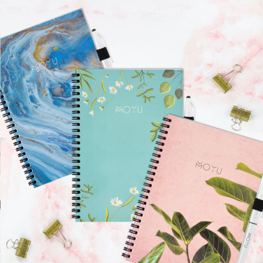 Logo trade promotional giveaways image of: MOYU Erasable Stone Paper Notebook Custom SoftCover