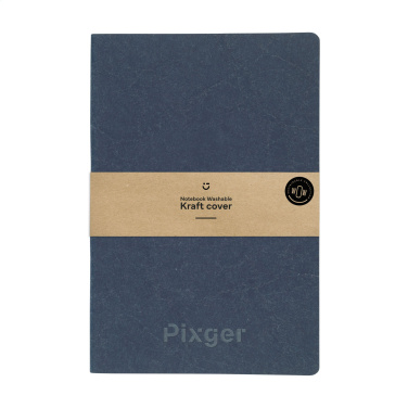 Logotrade promotional products photo of: Paper Notebook GRS Washable Kraft Cover A5
