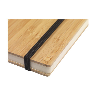 Logo trade promotional product photo of: Bamboo Journal Naked Spine Paper Notebook A5