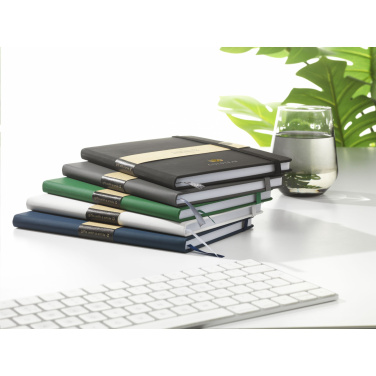 Logotrade promotional giveaway picture of: Recycled GRS PU Paper Notebook A5