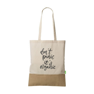 Logo trade business gift photo of: Combi Organic Shopper (160 g/m²) bag