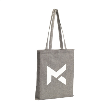 Logo trade promotional merchandise photo of: GRS Recycled Cotton Shopper (180 g/m²) bag