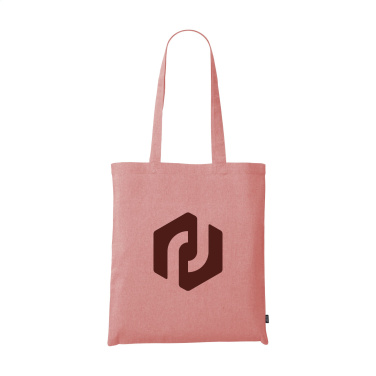 Logo trade promotional merchandise photo of: GRS Recycled Cotton Shopper (180 g/m²) bag