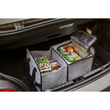 Logo trade promotional merchandise picture of: Trunk GRS RPET Felt Organiser Cooler bag