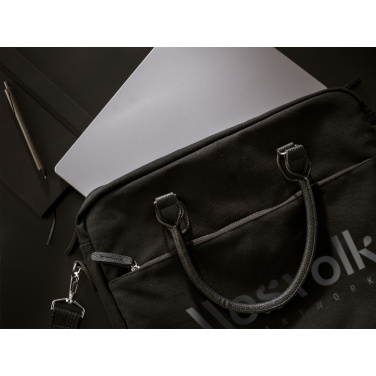 Logotrade advertising product image of: Denver Recycled Canvas 15.6-inch laptop bag