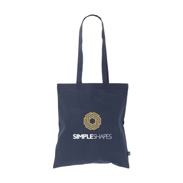 Logo trade corporate gift photo of: Shoppy Colour Bag GRS Recycled Cotton (150 g/m²)