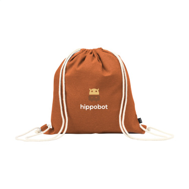 Logo trade advertising products picture of: PromoColour GRS Recycled Cotton Backpack (150 g/m²)