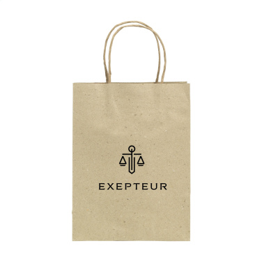 Logotrade promotional merchandise photo of: Leaf It Bag recycled grass paper (120 g/m²) M
