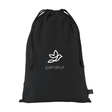 Logotrade promotional gift picture of: Gift Pouch GRS Recycled Cotton (150 g/m²) L