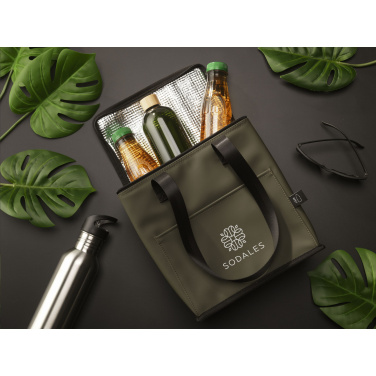 Logo trade promotional merchandise image of: Lennon Recycled PU Cooler Bag