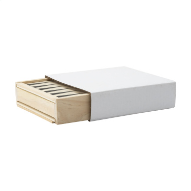Logo trade business gifts image of: WoodGame 5-in-1 game set