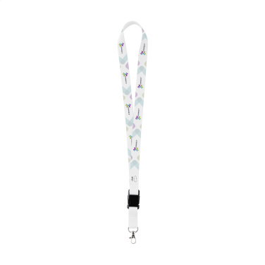 Logo trade promotional merchandise picture of: Lanyard Sublimation Buckle RPET 2 cm keycord