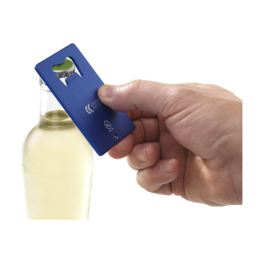 Logo trade corporate gift photo of: Carta Opener Recycled Alu bottle opener