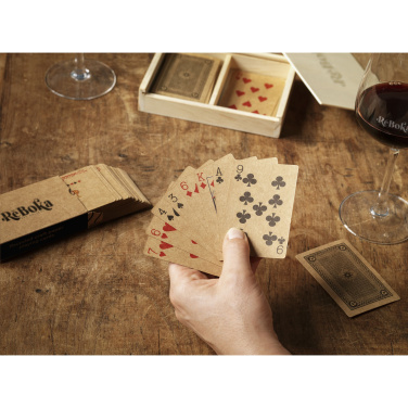 Logo trade promotional merchandise picture of: Recycled Playing Cards Double decks