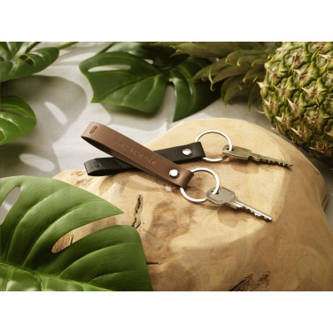 Logotrade advertising product picture of: Vegan Pineapple Leather Keyring