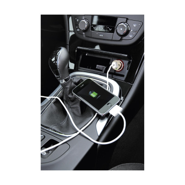 Logotrade promotional giveaway image of: USB CarCharger plug