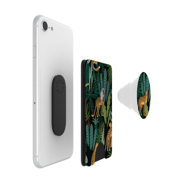 Logo trade promotional item photo of: PopSockets® PopWallet+ card holder with PopGrip