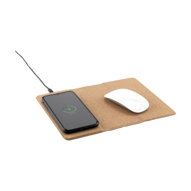Logotrade corporate gifts photo of: Cork Wireless Charging Mousepad