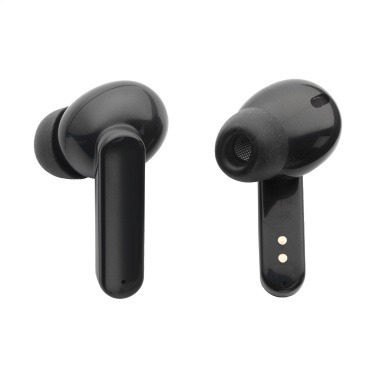 Logo trade promotional products image of: Aron TWS Wireless Earbuds in Charging Case