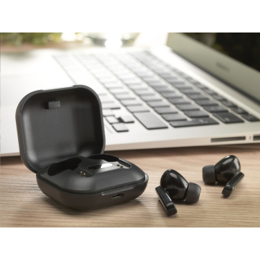 Logotrade advertising product picture of: Aron TWS Wireless Earbuds in Charging Case
