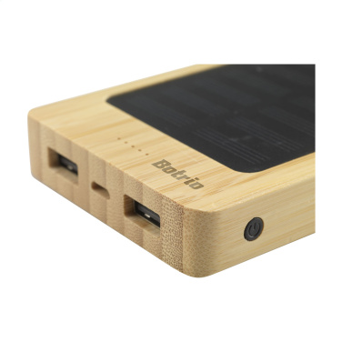 Logotrade promotional merchandise photo of: Solar Powerbank 8000+ Wireless Charger
