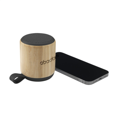 Logotrade promotional gift image of: Timor Bamboo Wireless Speaker