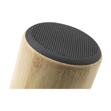 Logo trade promotional items image of: Timor Bamboo Wireless Speaker