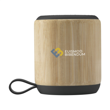 Logo trade promotional products picture of: Timor Bamboo Wireless Speaker