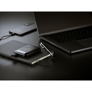 Logotrade promotional product image of: Compact 5000 RCS Recycled ABS Powerbank