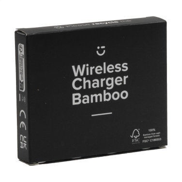 Logotrade promotional giveaway picture of: Bamboo Wireless Charger 15W