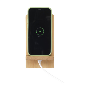 Logotrade promotional product picture of: Miyo Bamboo Phone Stand