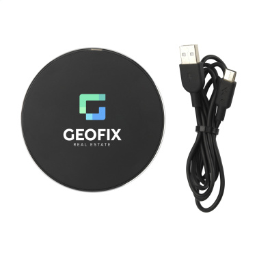 Logotrade advertising product picture of: Tecco GRS Recycled Alu 15W Wireless Charger