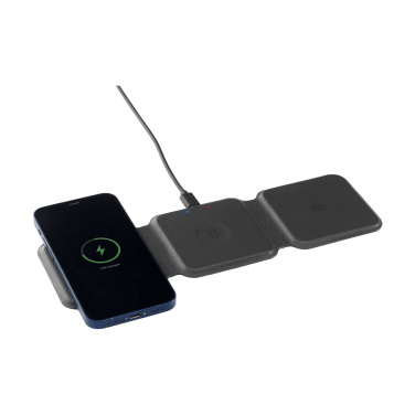 Logo trade promotional products image of: TriCharge RCS  Recycled PU Wireless Charger