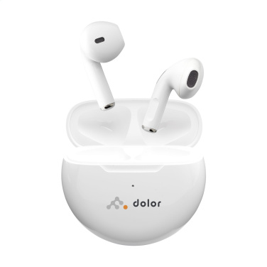 Logo trade promotional product photo of: Calypso RCS Recycled Wireless Earbuds