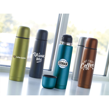 Logo trade promotional gift photo of: Frosted Bottle 500 ml thermo bottle